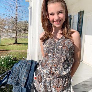 Vintage Havana Floral Romper